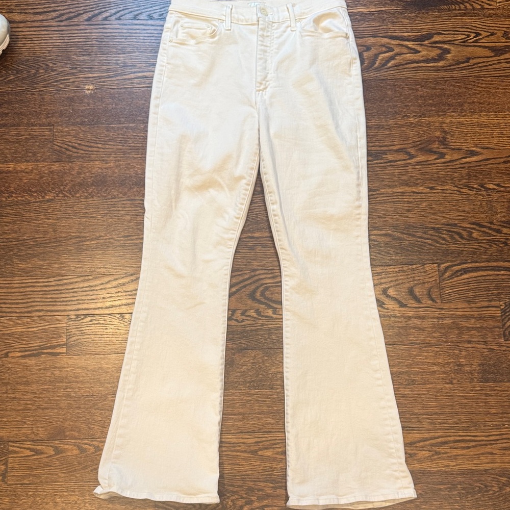 MOTHER Off-White Jeans